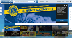 Desktop Screenshot of bonnticket.de